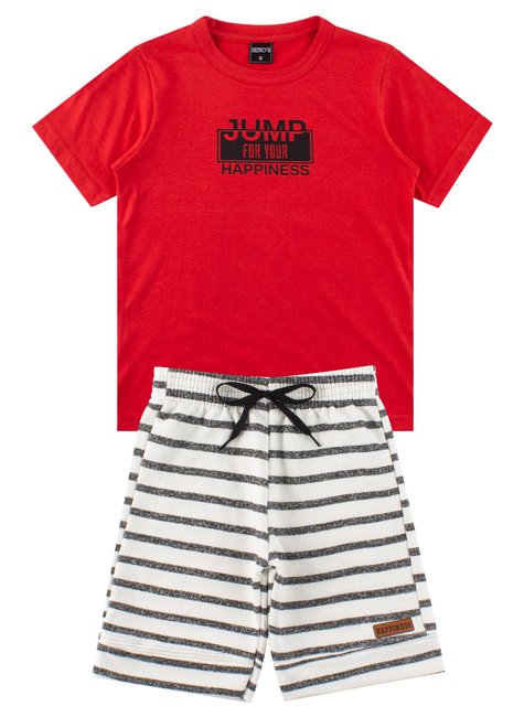 conjunto infantil masculino happiness mino s 4