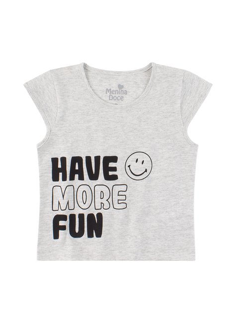 conjunto infantil feminino have more fun menina doce 10
