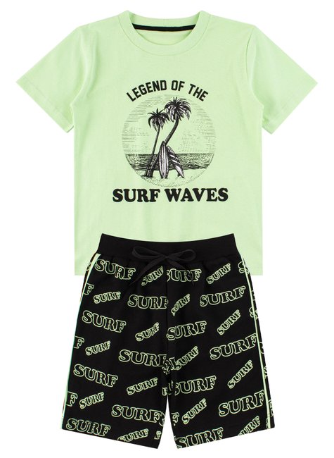 conjunto infantil masculino surf waves mino s 7
