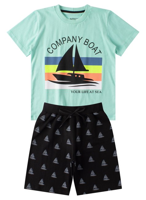 conjunto infantil masculino company boat mino s 7