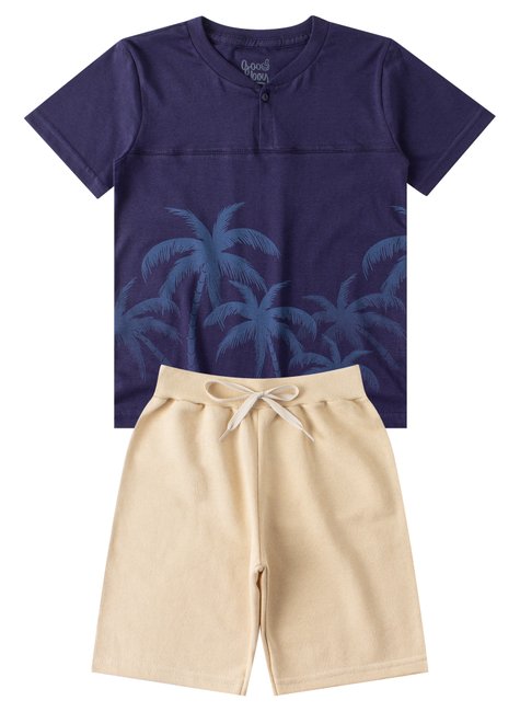 conjunto infantil masculino summer good boy 4
