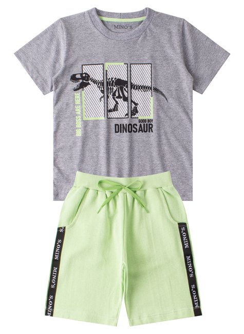 conjunto infantil masculino dinosaur mino s 4