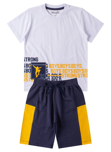 conjunto infantil masculino skate boys mino s