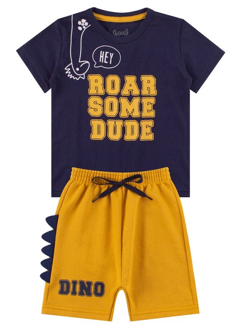conjunto infantil masculino roar good boy 11