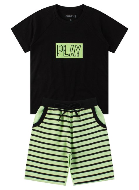 conjunto infantil masculino play mino s 5