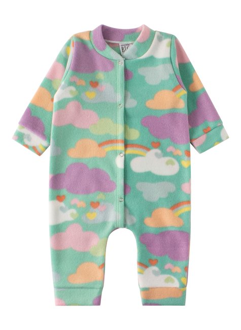 macacao de bebe feminino nuvens pequeno big amor