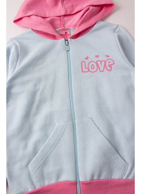 conjunto infantil feminino love menina doce 4