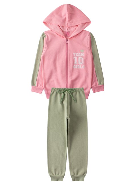 conjunto infantil feminino team girls menina doce 9