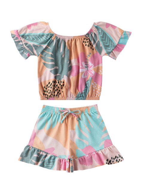 conjunto infantil feminino bela dajojo 5