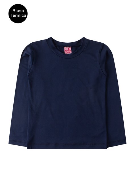 blusa termica infantil cool menina doce