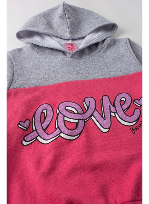 conjunto infantil feminino love menina doce 8