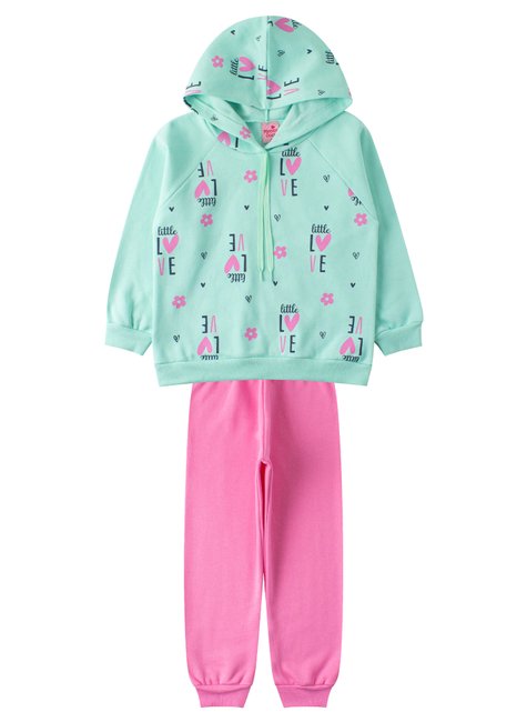 conjunto infantil feminino little love menina doce 9
