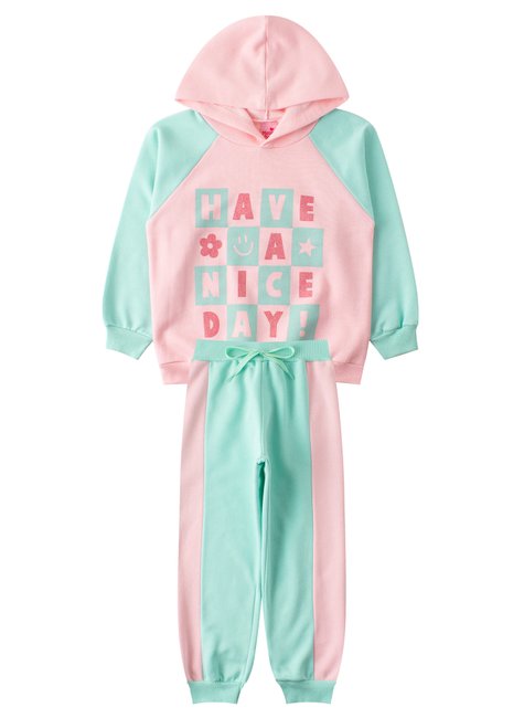 conjunto infantil feminino have a nice day menina doce 9