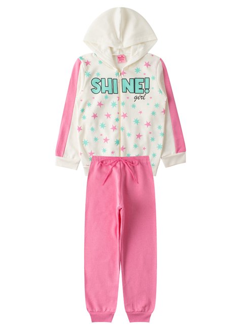 conjunto infantil feminino shine menina doce