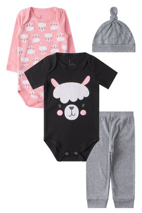 Kit Body de Bebê Feminino Ribana Sheep - Leninha Baby