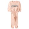 conjunto infantil feminino moletom peluciado friends menina doce 3