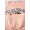 conjunto infantil feminino moletom peluciado friends dajojo 12