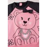 conjunto infantil feminino moletom peluciado bear menina doce 9