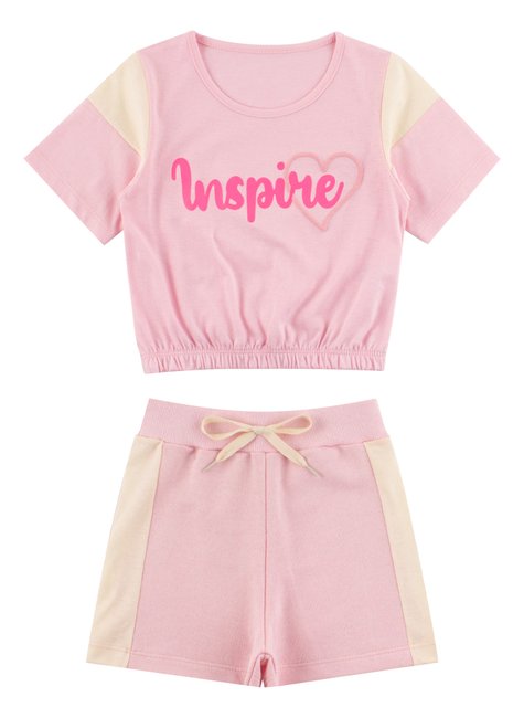 conjunto infantil feminino inspire menina doce 3