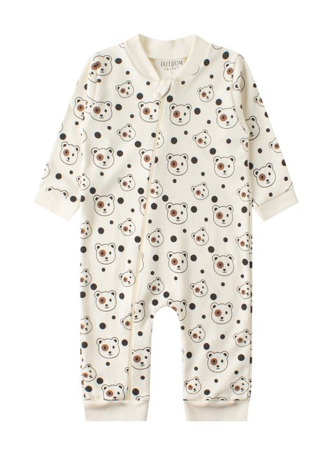macacao de bebe masculino suedine bears freedom