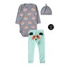 kit body de bebe masculino ribana fox leninha baby