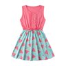 vestido infantil feminino meia malhasuplex sublimado pretty menina doce
