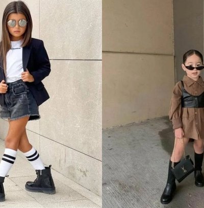 look infantil bota coturno