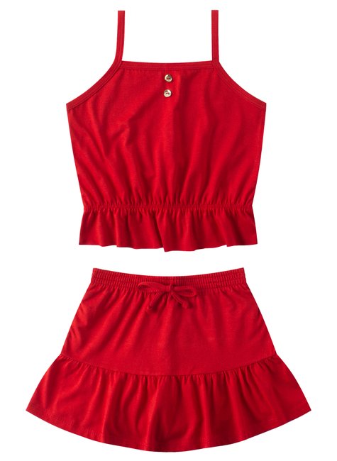 conjunto infantil feminino meia malha bela menina doce