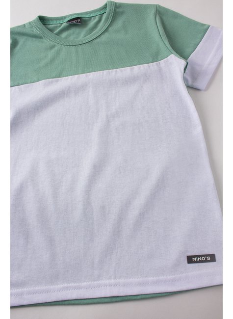 camiseta infantil masculino meia malha cool mino s 4