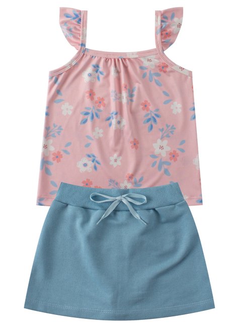 conjunto infantil feminino suplex sublimadomoletinho bela menina doce 6