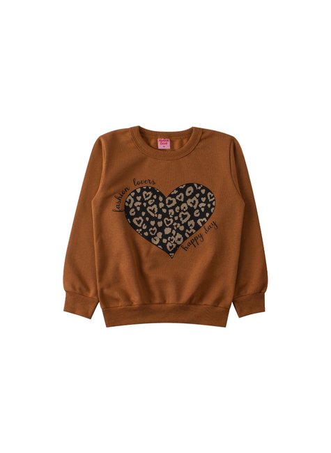 conjunto infantil feminino moletom peluciadosuplex sublimado fashion lovers menina doce 2