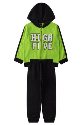 Conjunto Infantil Masculino Moletom Peluciado High Five - Mino's