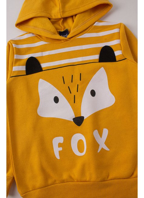 conjunto infantil masculino moletom peluciado fox good boy 9