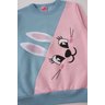 conjunto infantil feminino moletom peluciado coelha menina doce 14