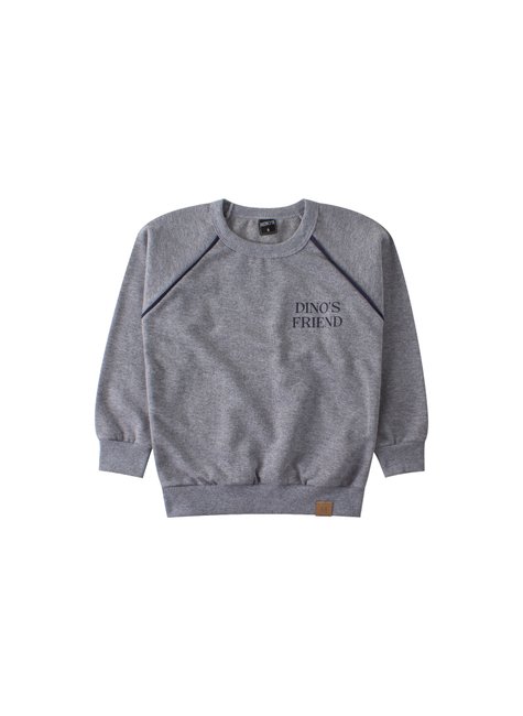 conjunto infantil masculino moletom peluciado dino s friend mino s 2