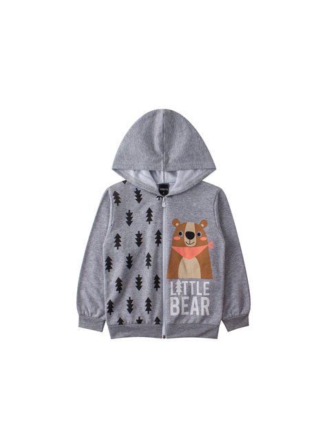 conjunto infantil masculino moletom peluciado little bear mino s 12