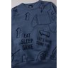 conjunto infantil masculino moletom peluciado sleep game good boy 14