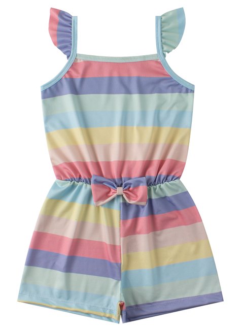 macacao infantil feminino suplex sublimado charming menina doce