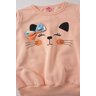 conjunto infantil feminino moletom peluciadosuplex sublimado peluciado charming menina doce 4