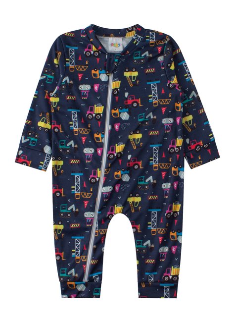 macacao de bebe masculino suedine sublimado cars pequeno big amor