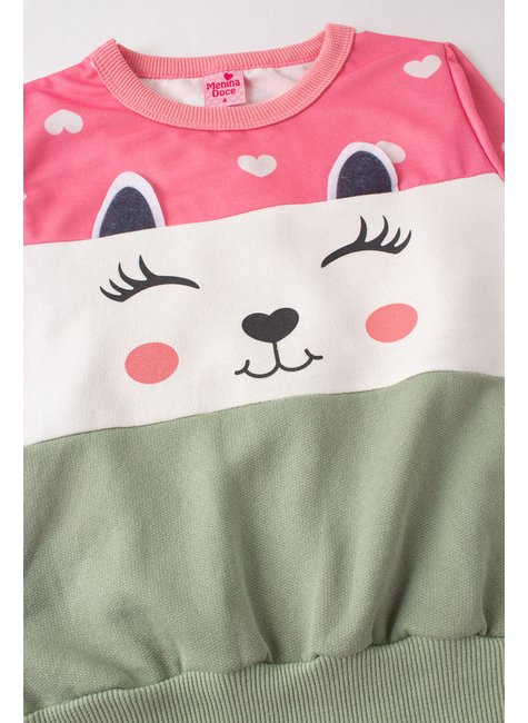 conjunto infantil feminino moletom sublimado peluciadomoletom peluciado cute menina doce 14