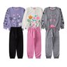 kit 3 conjuntos infantil feminino moletom peluciado cute menina doce