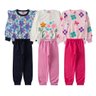 kit 3 conjuntos infantil feminino moletom peluciado charme menina doce