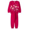 conjunto infantil feminino moletom peluciado flores menina doce 6