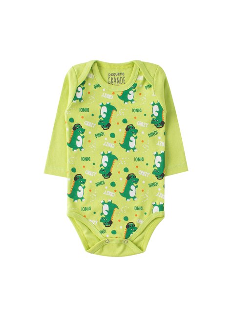 kit body bebe 5 pecas suedine roar pequeno big amor 4