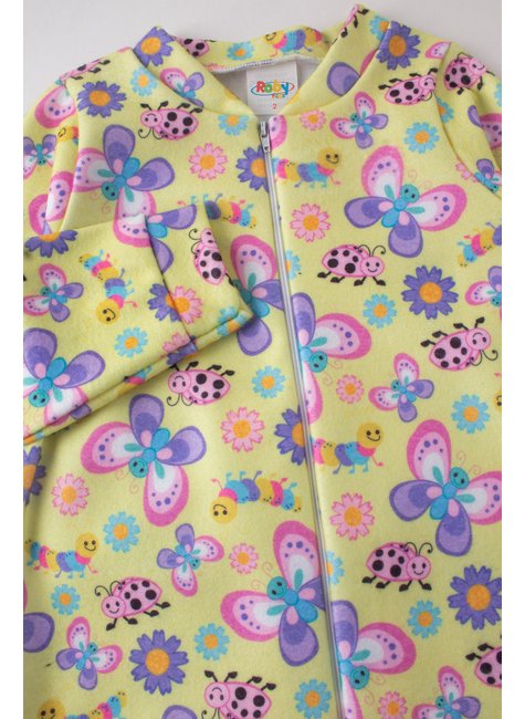 macacao infantil feminino soft butterfly menina doce 2
