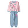 conjunto infantil feminino moletom peluciado be happy menina doce 6
