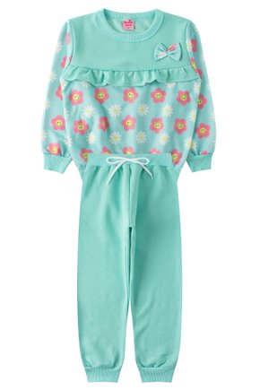 Conjunto Infantil Feminino Moletom Sublimado Peluciado/Moletom Peluciado Fofura - Menina Doce