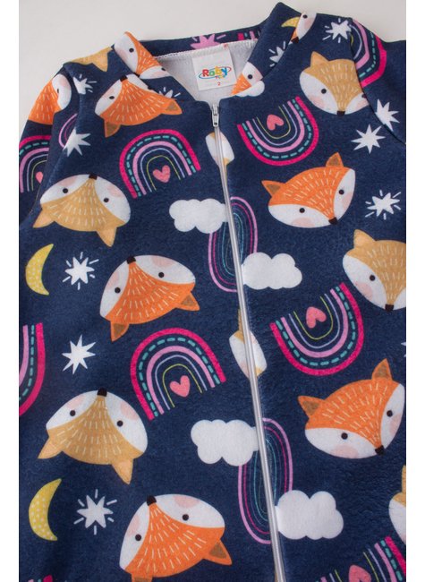 macacao infantil feminino soft fox menina doce 2