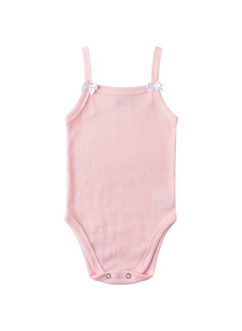 kit body bebe feminino 3 pecas ribana canelada lacinho lumagy 2